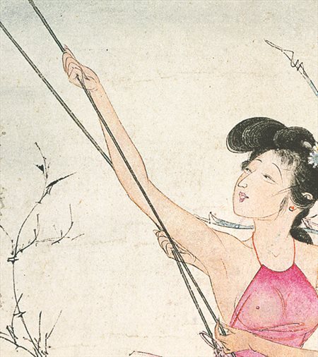 魏县-胡也佛的仕女画和最知名的金瓶梅秘戏图